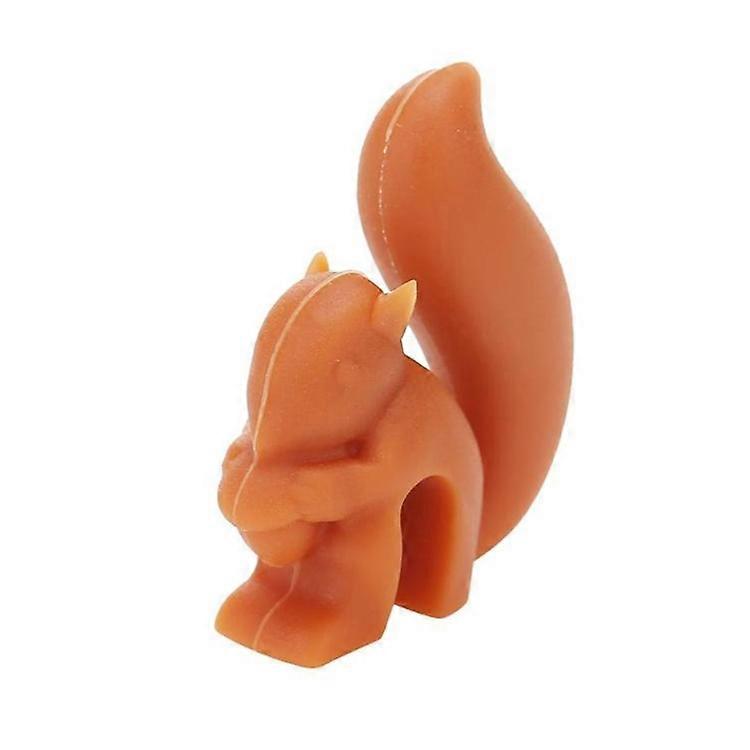 10 PCS Silicone Squirrel Tea Bag Multi-function Wine Glass Cup Recognizer Squirrel (Coffee)