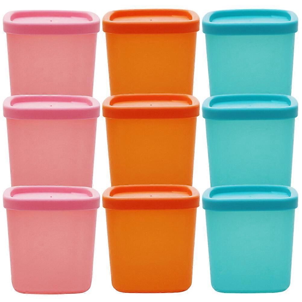 9Pcs Multi-functional Storage Box Refrigerator Butter Preservation Box Fruit Organizer