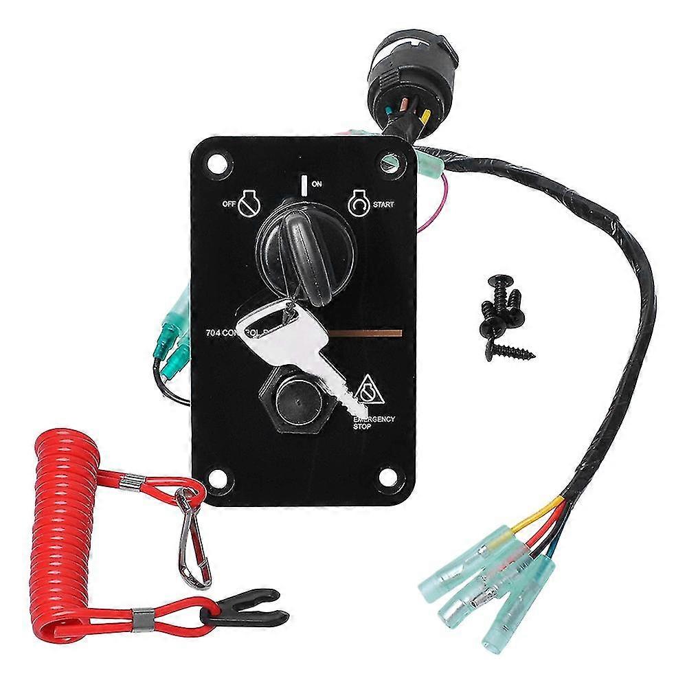 Outboard Single Engine Key Switch Panel for Outboard Motors Yacht 704-82570-08-00