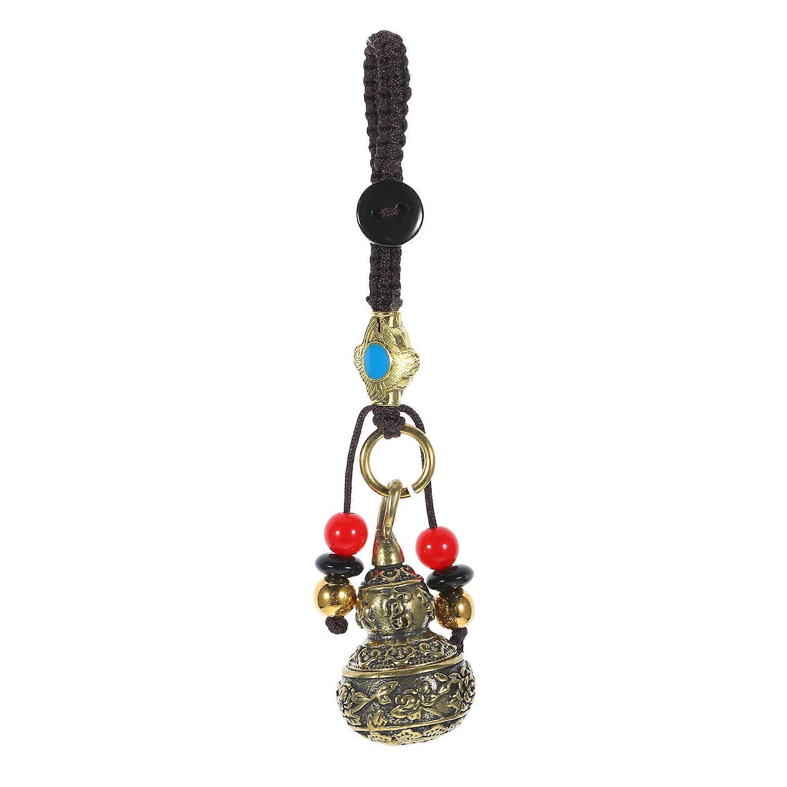 Gourd Keychain Chinese Style Keychain Decorative Keychain Pendant Keychain Bag Keychain (Gourd)