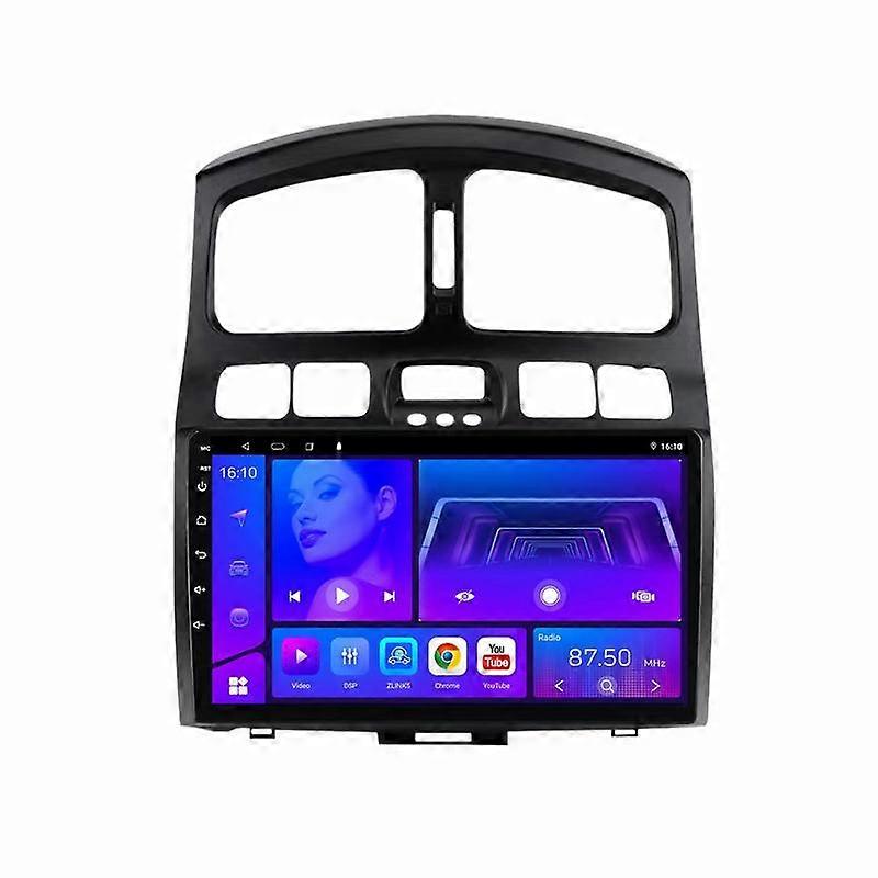 2 Din For Hyundai Santa Fe 2005-2015 Car Radio Carplay 4g 8-core Wifi Android Auto Car Stereo Car Multimedia Video Player GPS Navigation DSP RDS