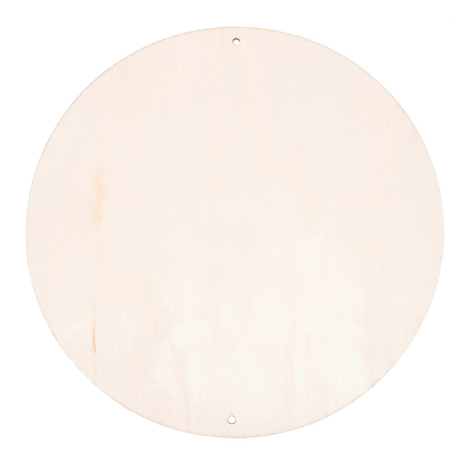 1kpl pyöreä puulevy keskeneräinen lankku pyöreä puuviipale DIY savi puulevy