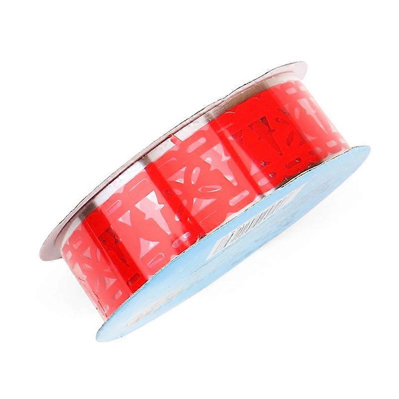 2 Roll Hollow Lace Tape Korean Style Free Cut Easy to Use Multiple Colour Ornamental DIY Mini Lace Tape for Handbook Qinhai