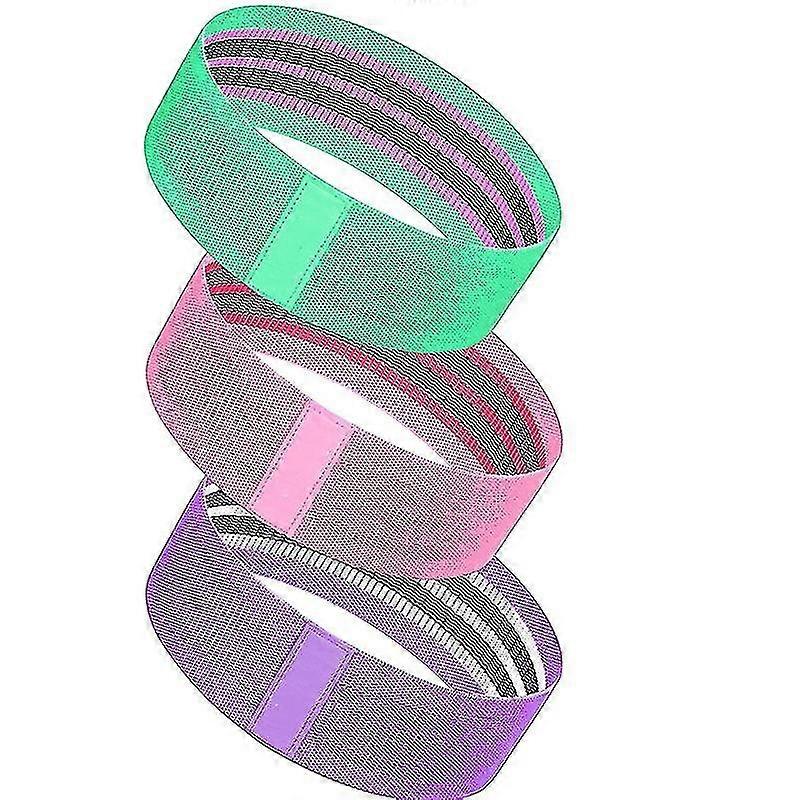 3pcs Resistance Bands Set, For Butt And Legs, Elastic Workout Bands