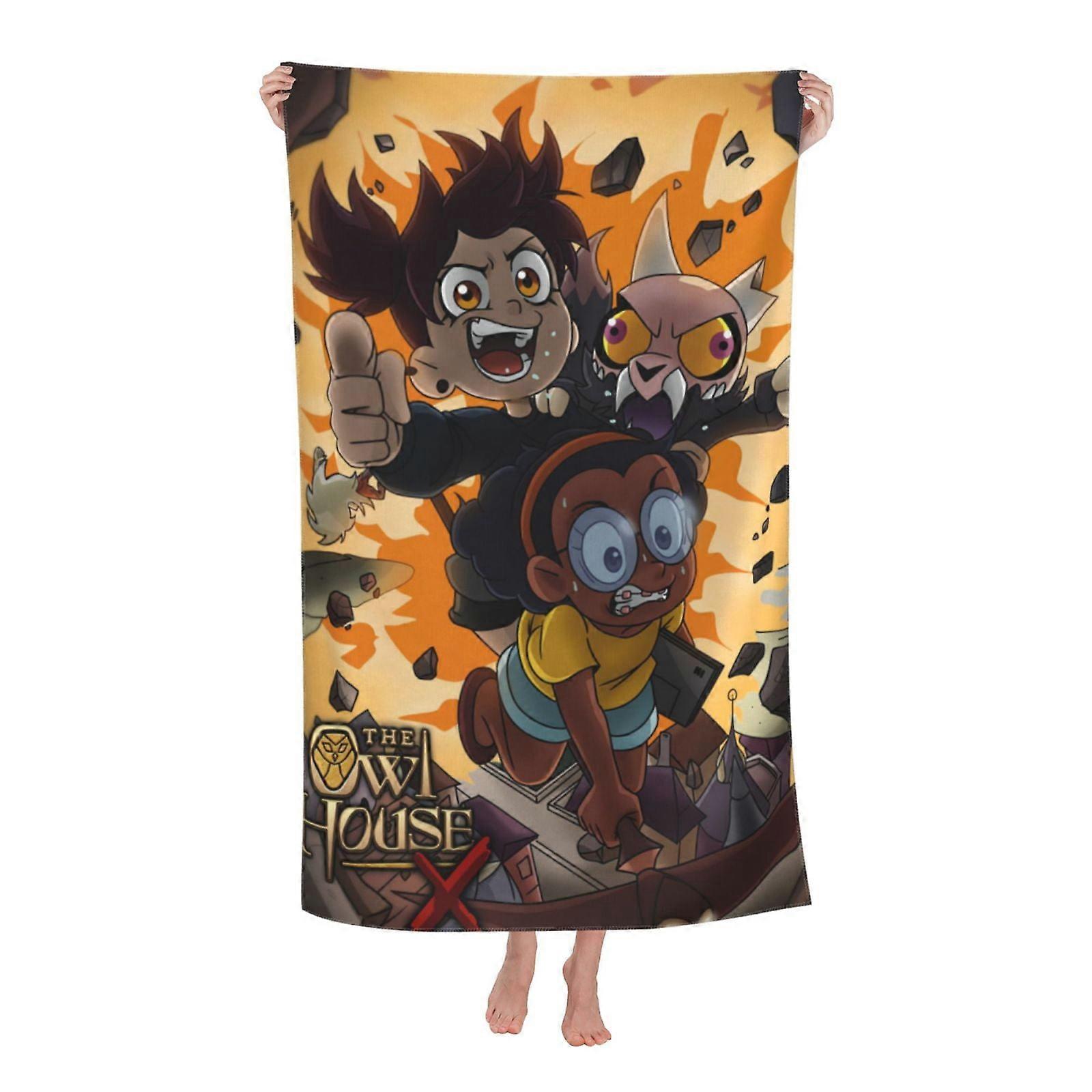 i457Anime Uglen Badehåndkle 4xYJ4106