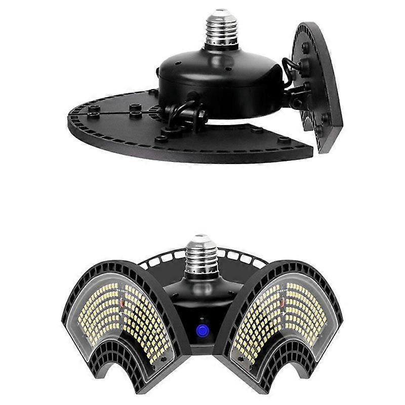 E27 Light Sensor Led Bulb Deformable Folding Garage Lamp Warm White Indoor Outdo