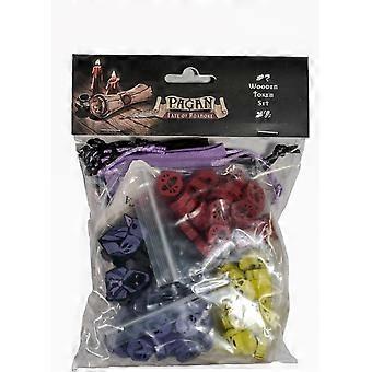 Pagan Fate of Roanoke - Wooden Token Kit