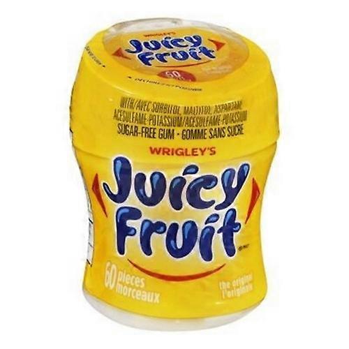 Wrigley's Juicy Fruit Bottle Of the Original Flavoured Chewing Gum, 6 Count (Case Of 6)