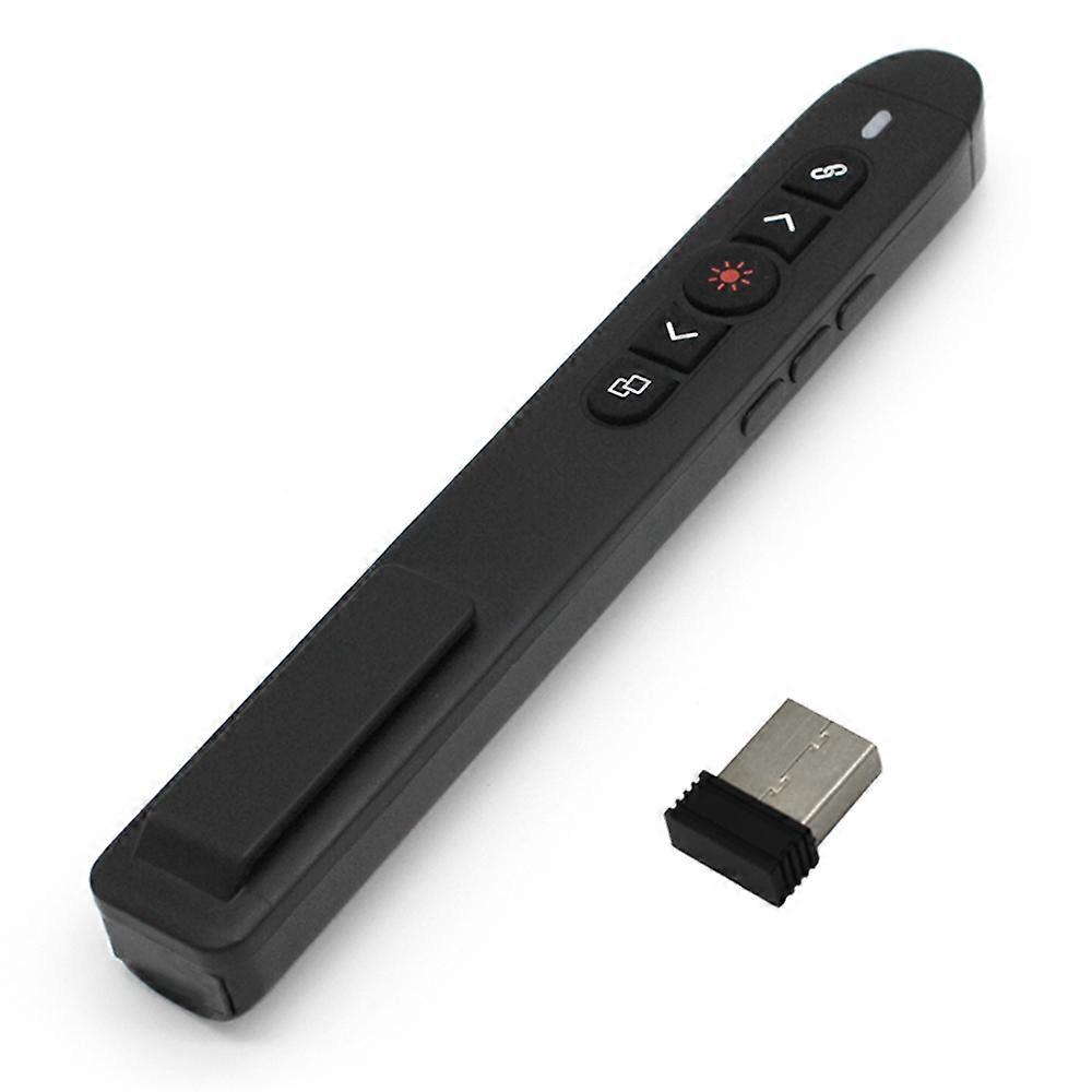 Type A T5-H-A 2.4G Wireless Presenter Remote PowerPoint Office Presentation Clicker with Volume