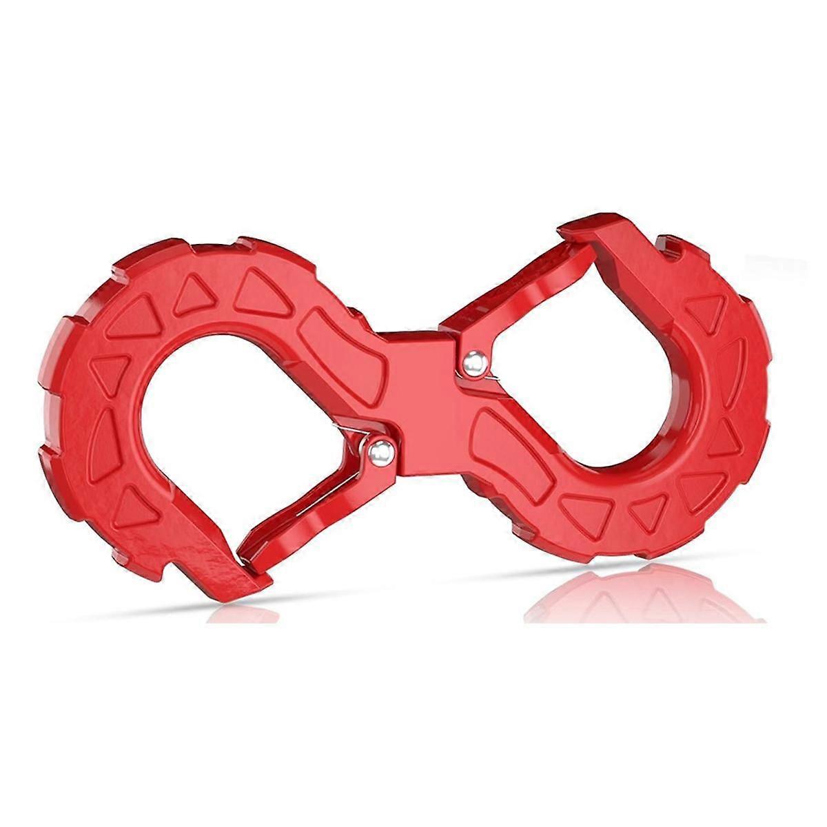 3/8 Tow Hook, Winch Hook for Off-Road Recovery, Towing Shackle 33000 Lbs, Integrated Winch Quick Sh