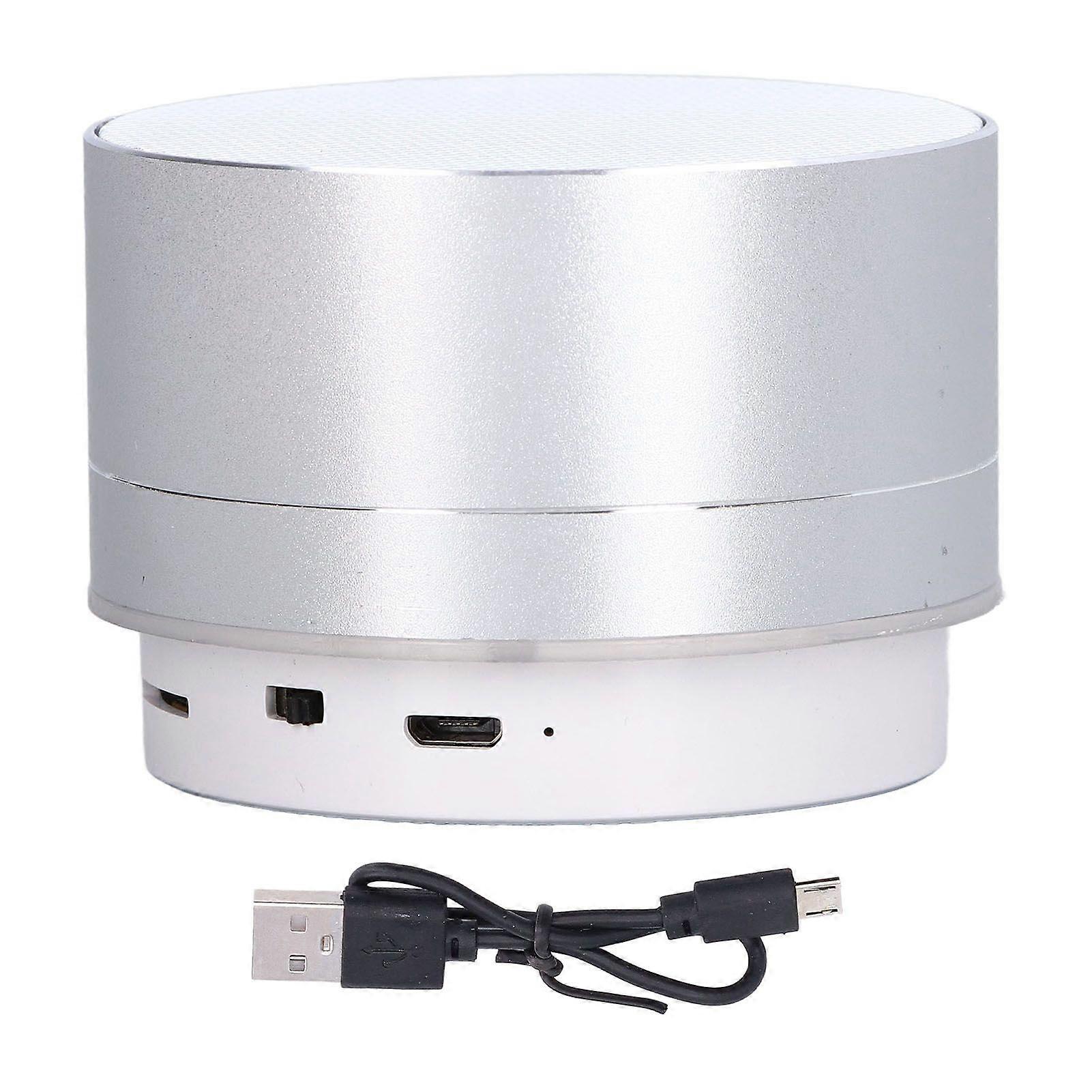 LED Bluetooth Speaker Mini Portable Memory Card Colorful Speaker Subwoofer USB Wireless Speaker for Birthday Gift