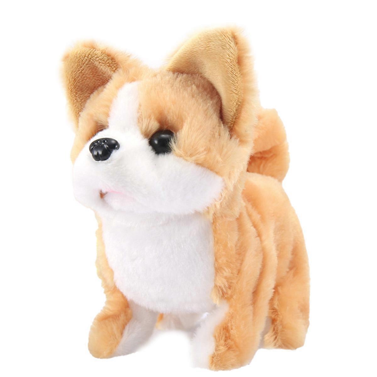 MINI Robot Puppy, My Realistic Robot Puppy, Interactive Plush Pet Kids Toys Electronic Pets for Barking,Tail Wagging B