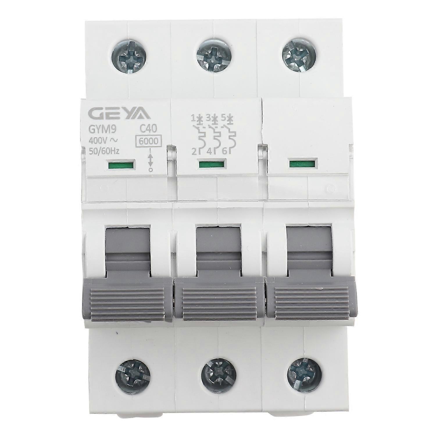 GYM9-C65 Circuit Breaker 3P 230/400VAC 50/60Hz IP20 Electric Leaking Protector Current Circuit Break