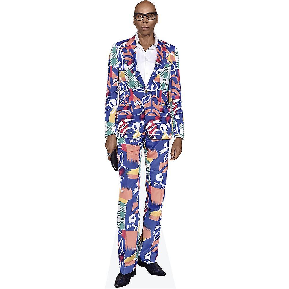 Rupaul (Blue) Cardboard Cutout (lifesize OR mini size). Standee. Stand Up.