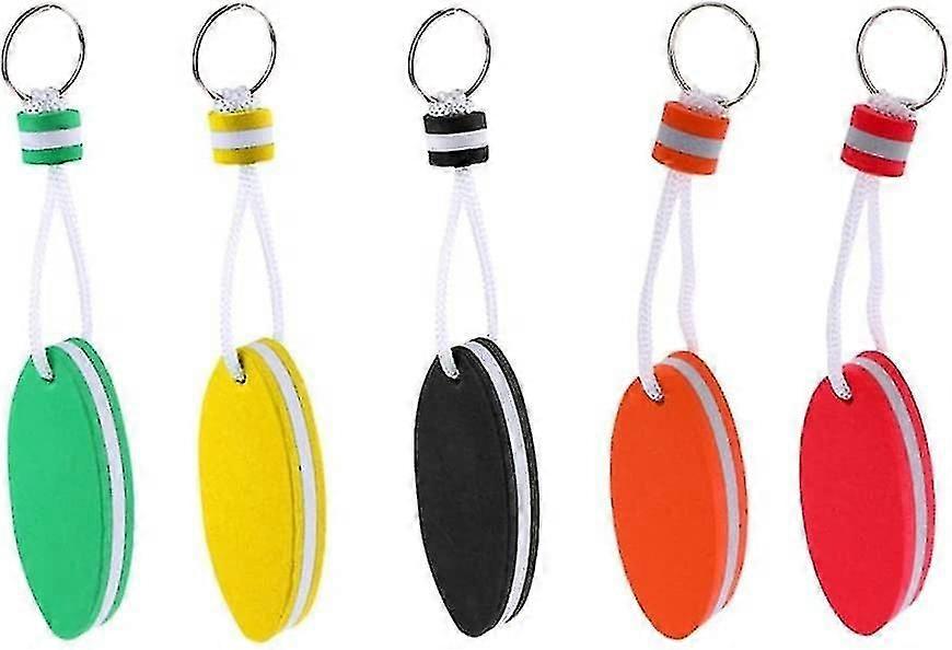 5 Pcs/set Oval Eva Foam Floating Keychain Boat