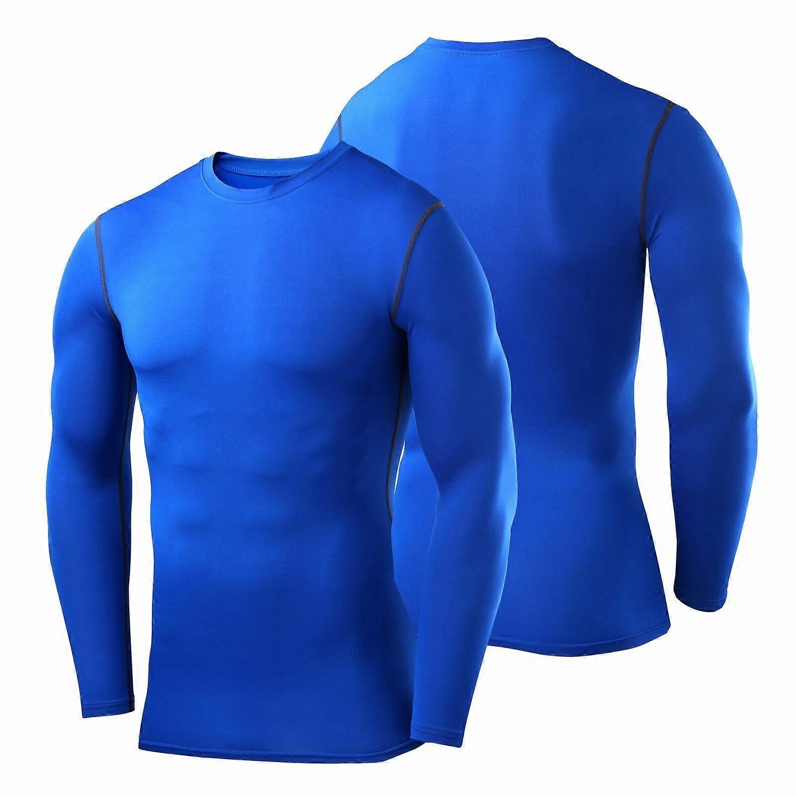 Herren Reiten Sportausrüstung Fitnessstudio Wear Under Base Layer Langarm T-Shirt