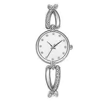 Relógio de liga elegante Casual Round Dial Analog Display Quartz Wristwatch (#4)