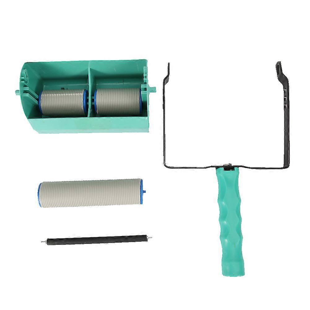 5-Inch Pattern Printing Roller Soft Plastic Head Two-Color Machine Roller Brush Tool