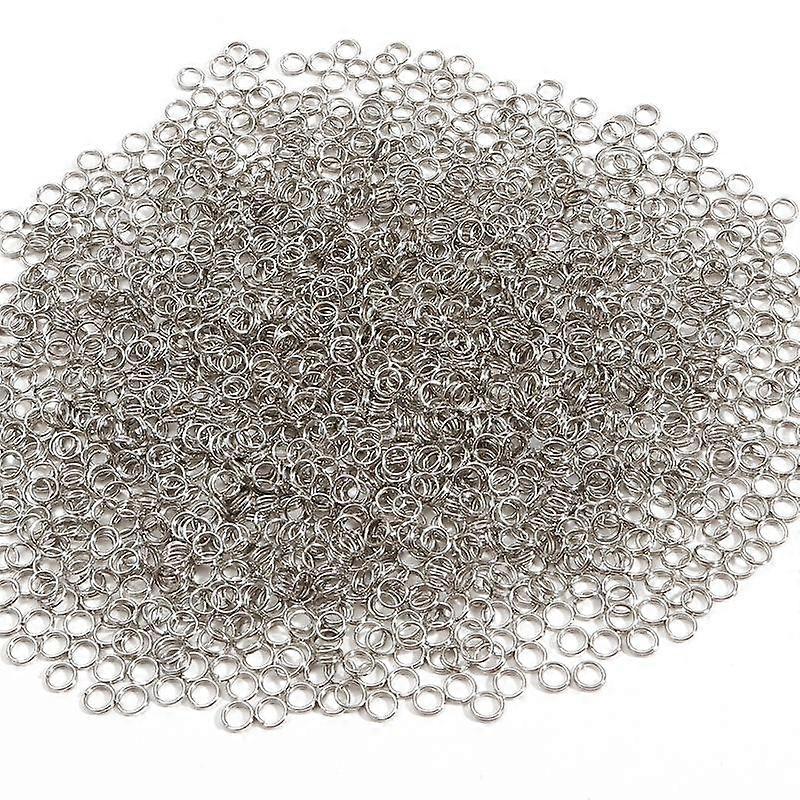 200-500pcs/bag For DIY Findings Handmade Jewelry Accessories 5/6/8/10mm High Quality Double Loops Split Connectors Open Rings Jump Rings