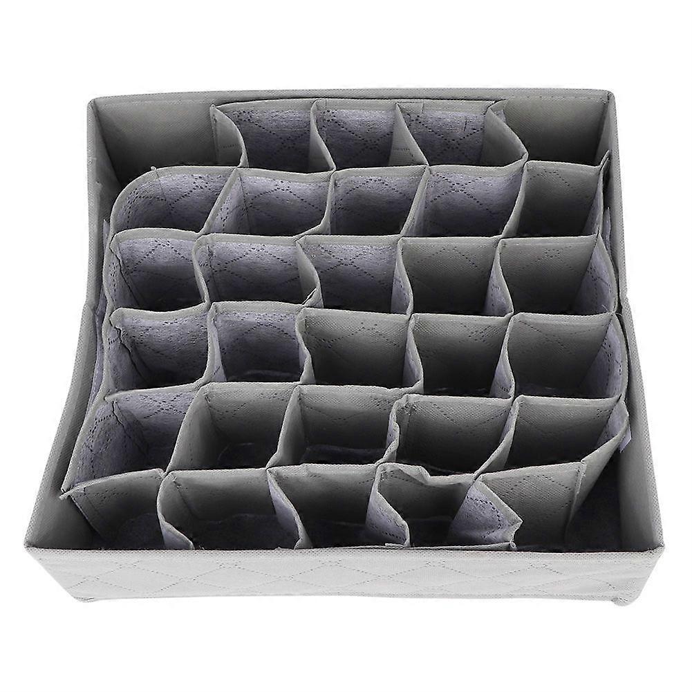 30 Grids Folding Underwear Storage Box Divider Organizer Socks Container