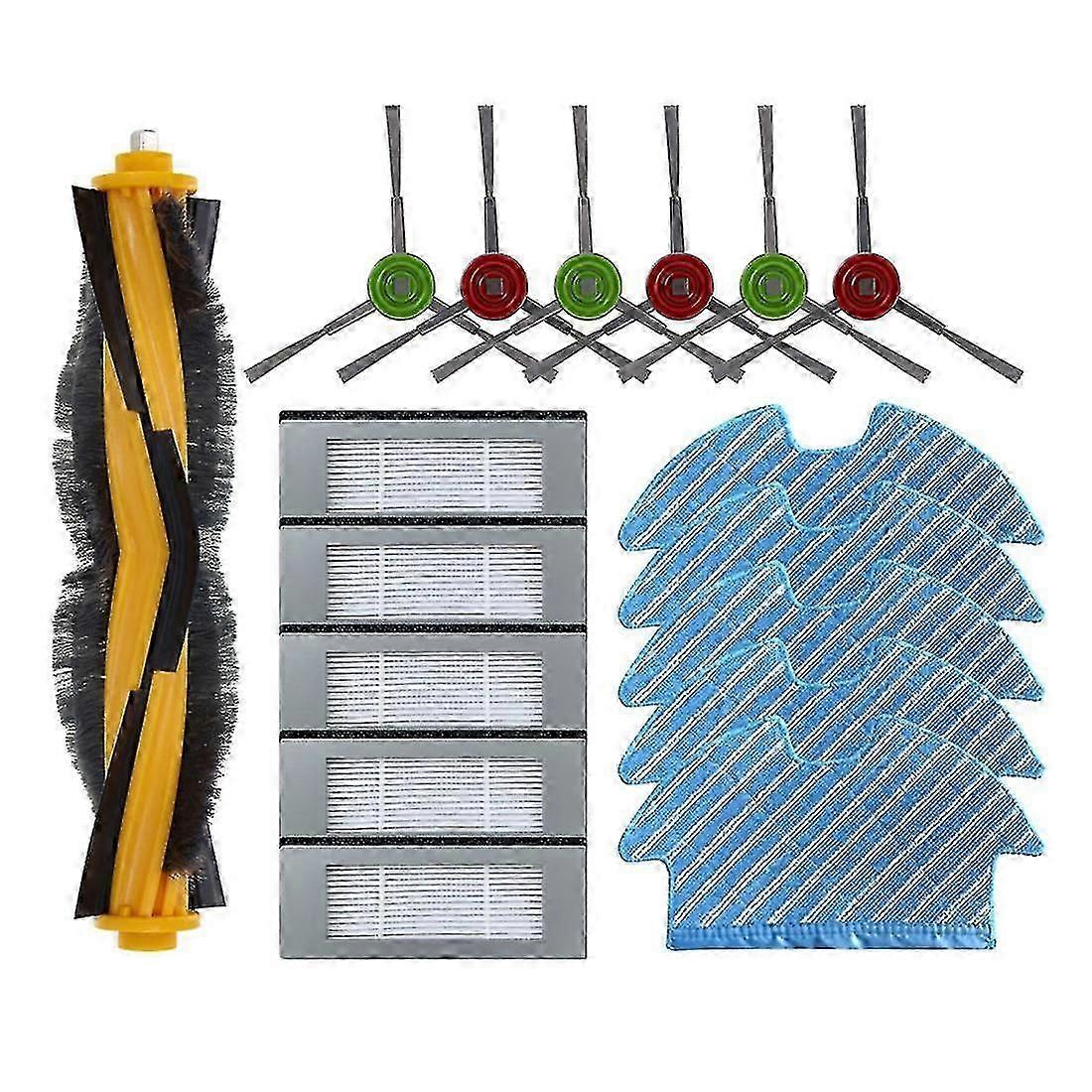 Roller Main Side Brush Filter Cloth For Ecovacs Deebot Ozmo 900 Dn5g