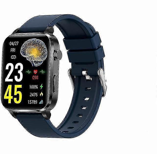 نسبة السكر في الدم الذكية ووتش الرجال PPG معدل ضربات القلب بلوتوث دعوة التلقائي الأشعة تحت الحمراء ضغط الجلوكوز في الدم ساعات الصحة