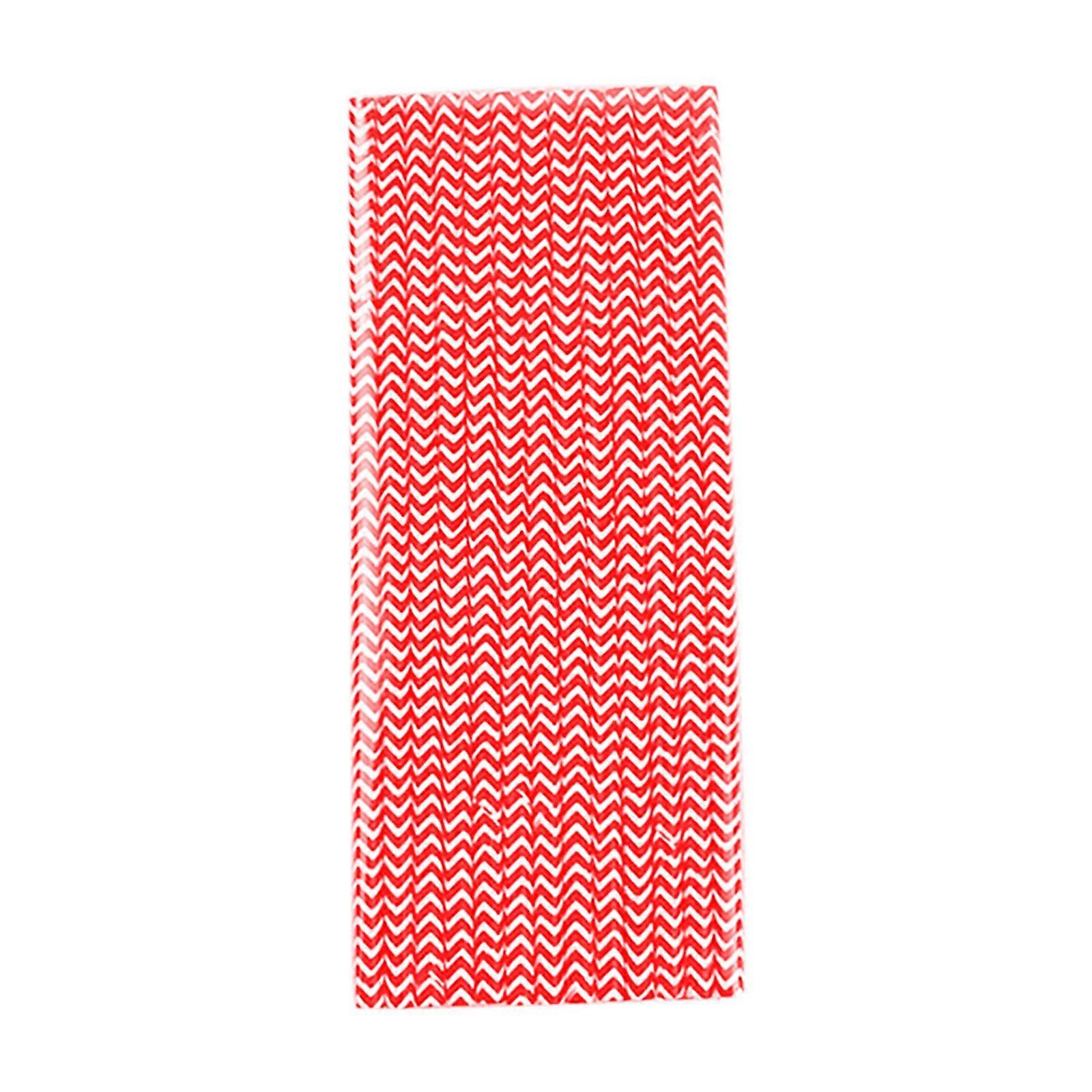25PCS Paper Drinking Straw Can Be Naturally Decomposed Party Birthday Party RD