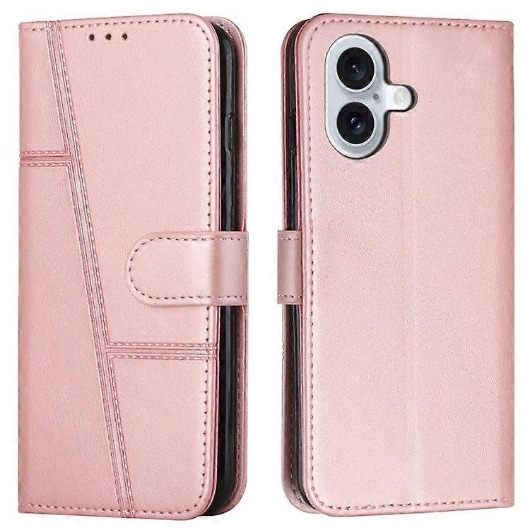 Compatible For iPhone 16 Case Stand Flip Protective Leather Phone Cover