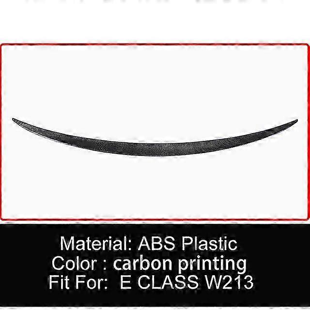 Rear Trunk Lid Boot Ducktail Spoiler Wings For Mercedes Benz E Class W213 2016-2022 E200 E260 E300 AMG Style Sedan 4 Door Tuning