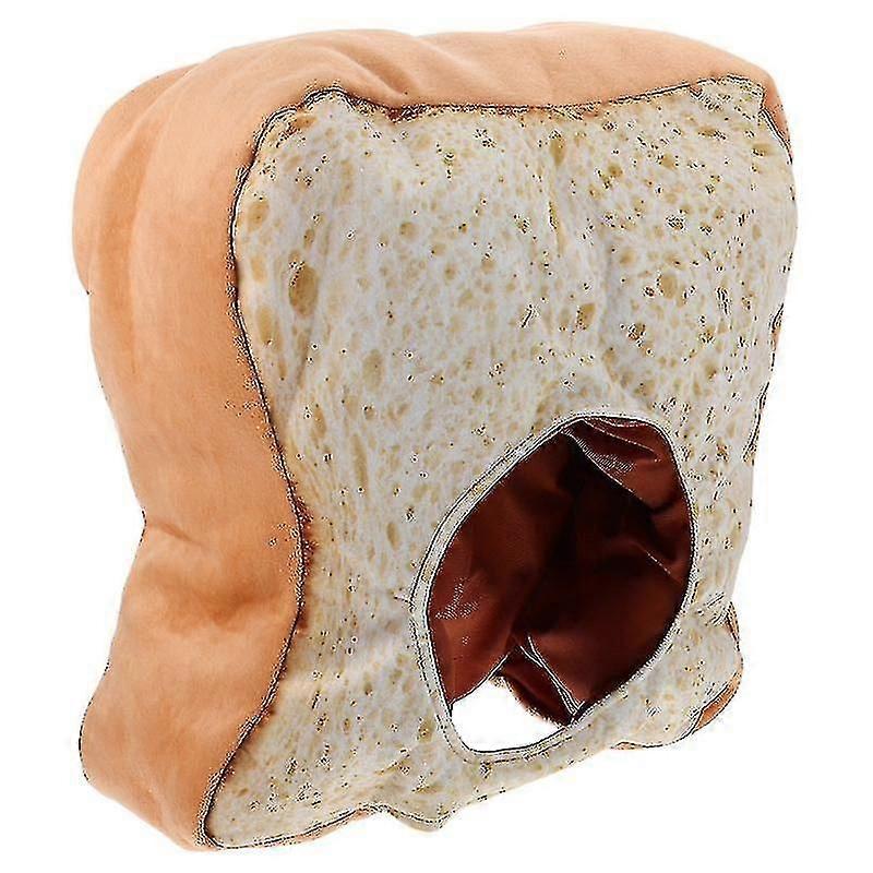 Toast Bread Hat Warm Bread Diy Selfie Props Plush Hat Costume Accessory