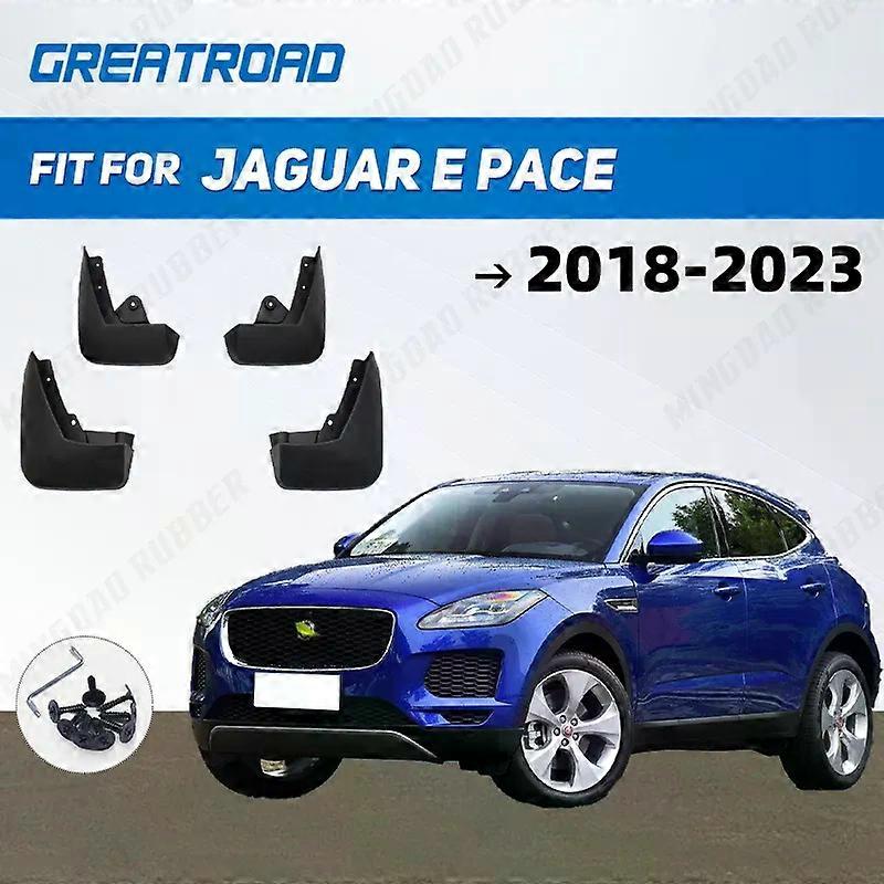 Exquisite For Jaguar E-PACE 2018-2023 2019 2020  Shipping High Quality ABS Plastics Automobile Fender Mudguards Mud Flaps