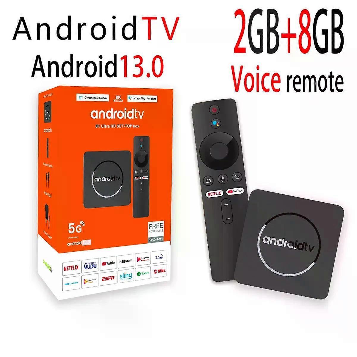 Heiß Android ATV Android10.0 8K SmartTV Box Allwinner H313 2GB 16GB 2G 8G DualWifi AndroidTV BT5.0 4K HD Set Top Box Media Player
