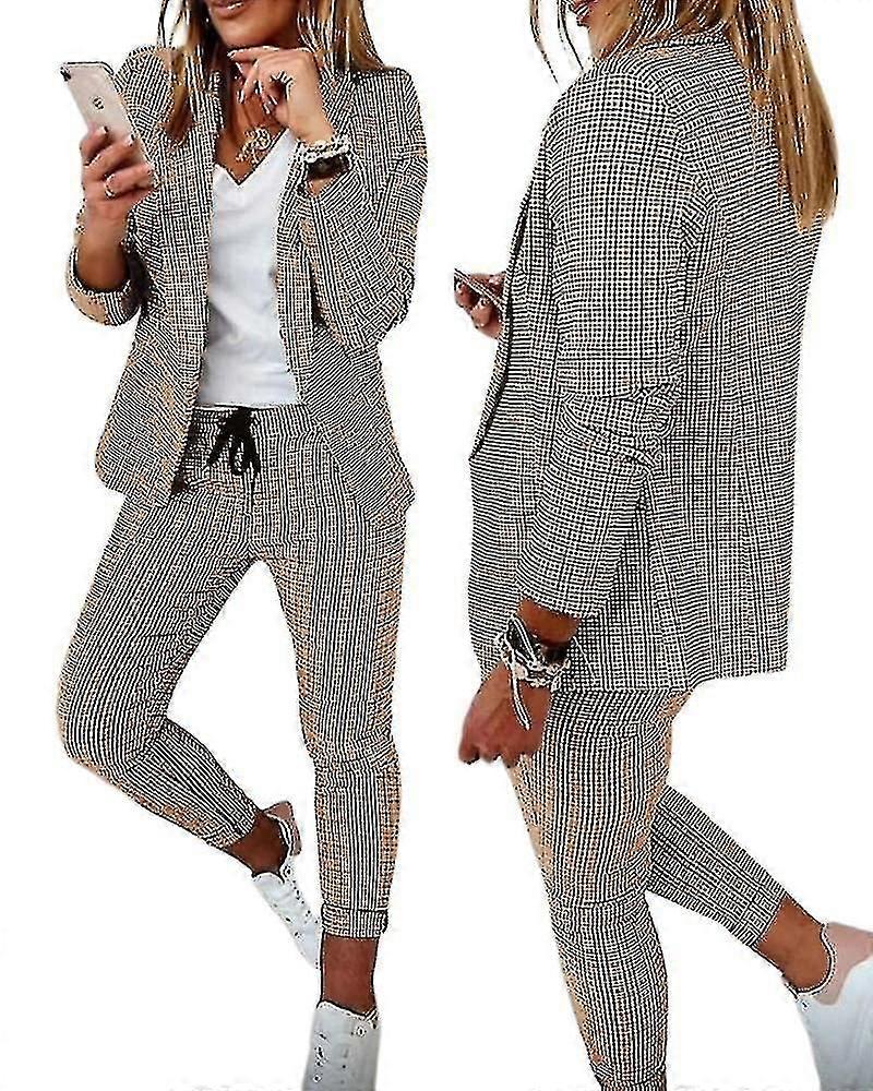 "Damenanzug Plaid Style Anzug"