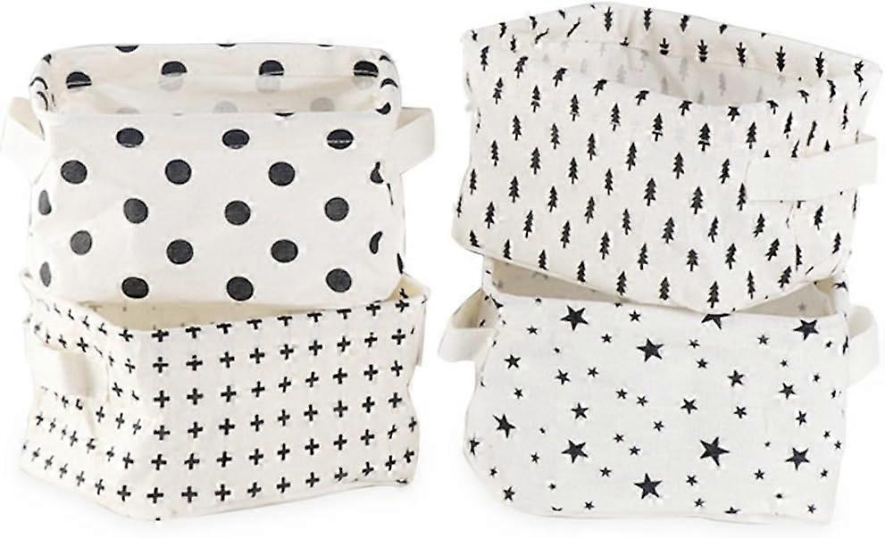 Linen & Canvas Fabric For Nursery, Canvas Toy Storage Bins Collapsible Toy Organizer, Eco-Friendly Non-Toxic Durable, Foldable Storage Basket,