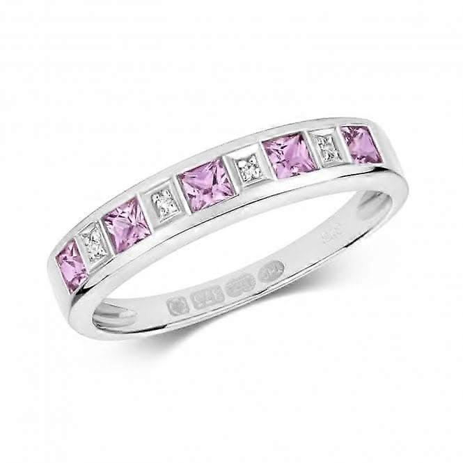 Diamond & Pink Sapphire Ring RD217WPS