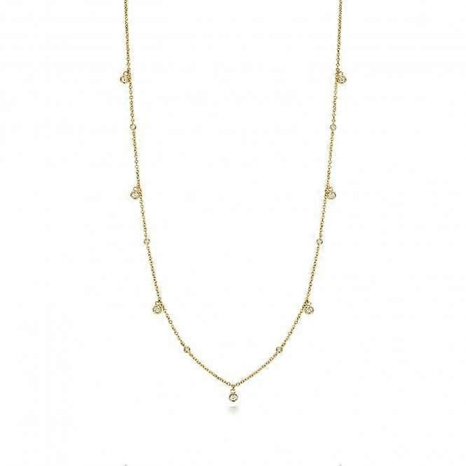 Diamond Jewellery 9ct Gold Diamond Necklace with 0.14ct ND146