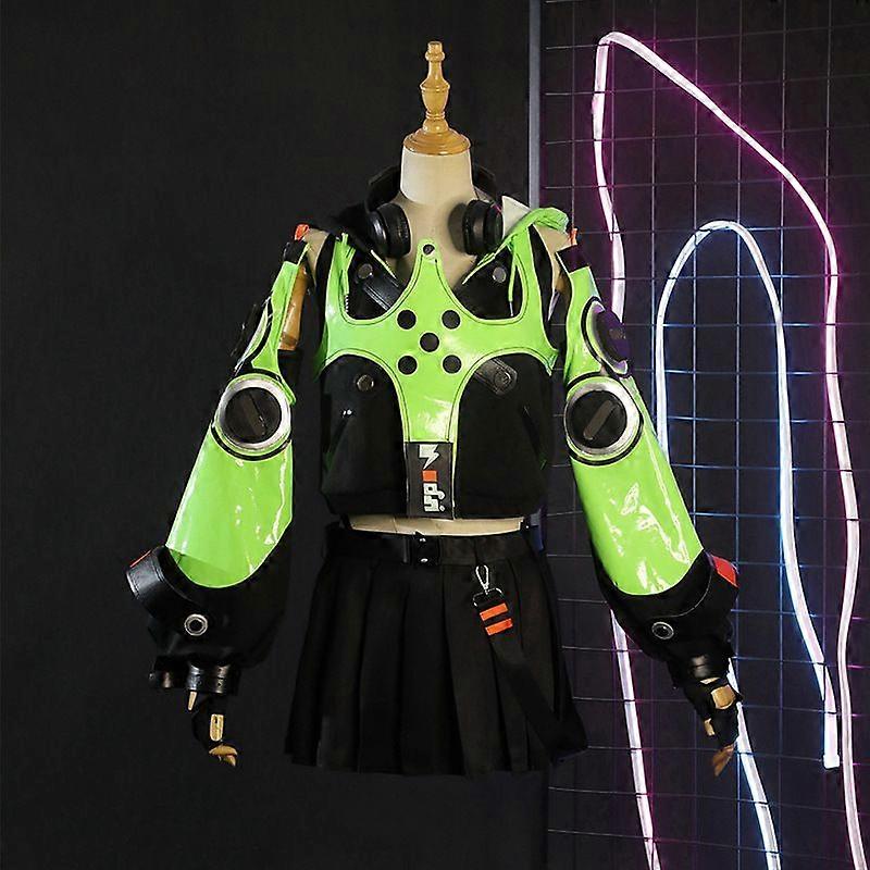 Zenless Zone Zero アンビー・デマラ コスプレ サイバーパンク テックウェア コスチューム ネオンコンバットスタイル |XSXXLの
