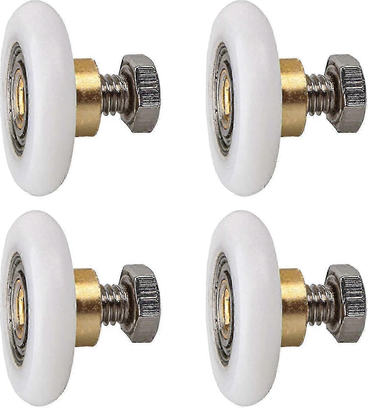 4pcs 25mm Replacement Roller Caster Wheels for Shower Door Sliding