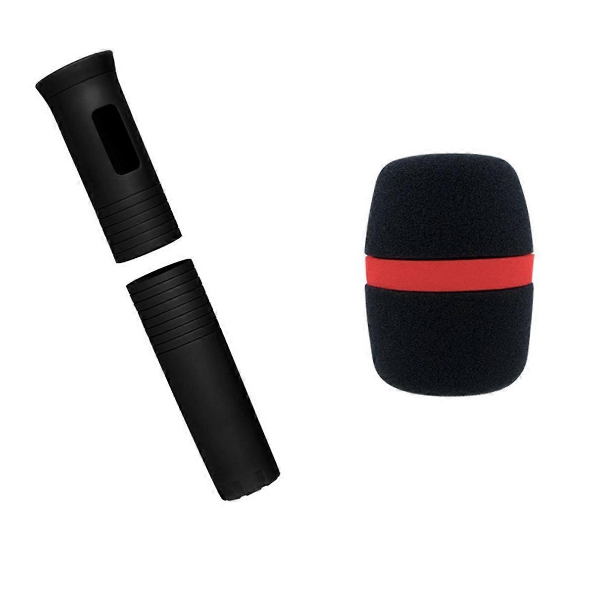 Elastic Wireless Microphone Protective Case for Ktv Stage D