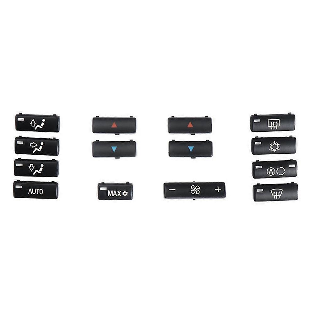14 pezzi auto climatizzatore aria condizionata interruttore pulsanti coperchi per x5 e53 1999-2006 e39 1996-2002 6