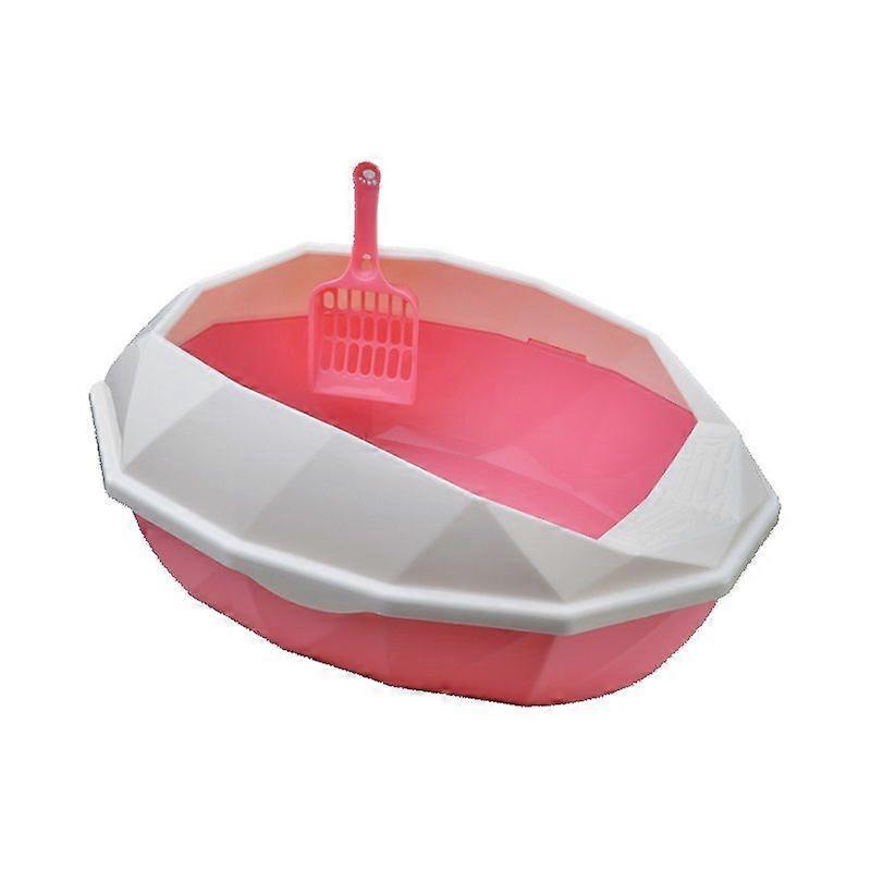 Diamond Shape Plastic Cat Litter Box