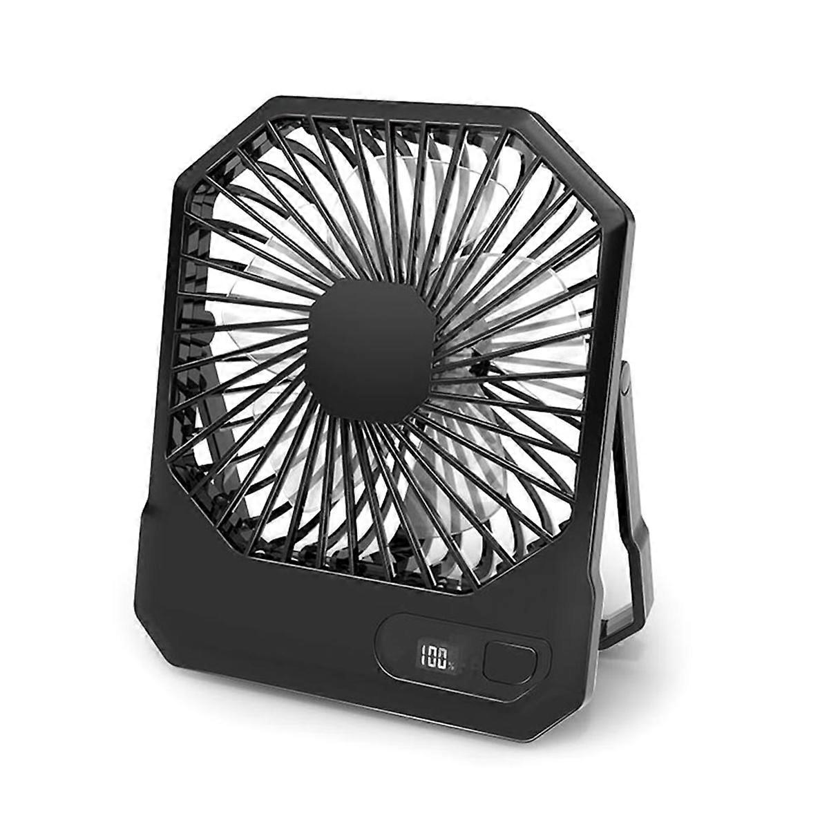 Personal Fans Small Desk Fan Portable, 3 Speeds for Outdoor Black