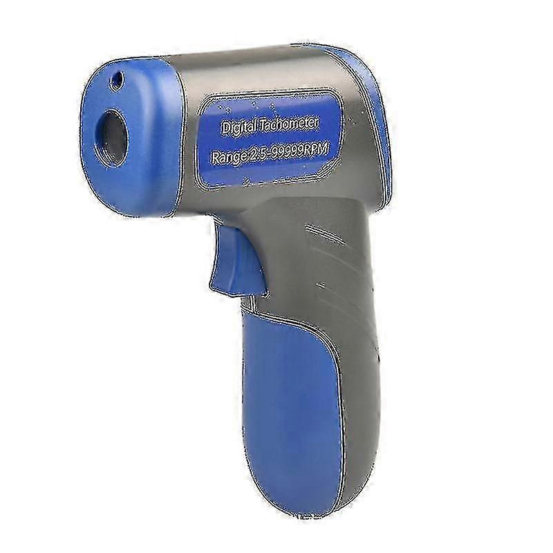Handheld Digital Tachometer Speedometer - Measure 2.5-99999rpm, Backlit LCD Display