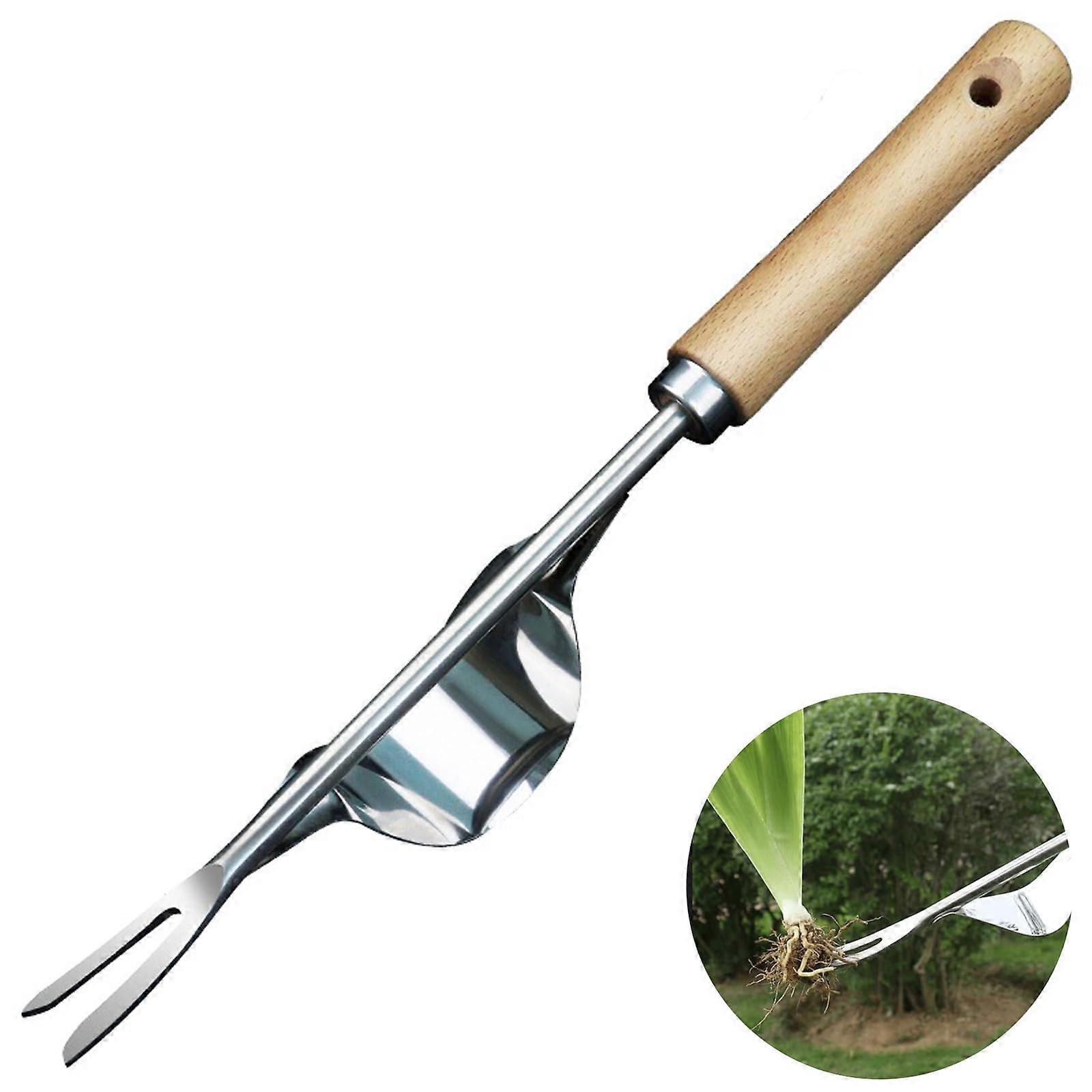 Weeder&Weed Puller Tool - Weeding Tools Gardening with Hang Hole - Dandelion Weed Puller Tool for Lawn Field and Yard Tools (U-Type)