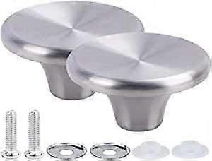 Set of 2 replacement stainless steel casserole lid knobs