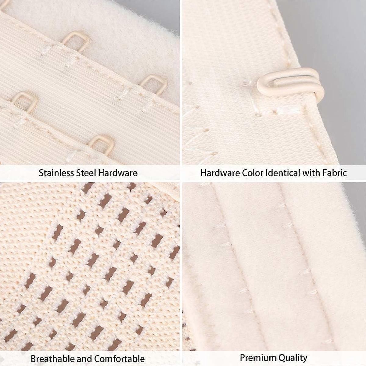 12 Pack Flexible Bra Extender Strap 2/3/4 Hooks Adjustable Bra Strap