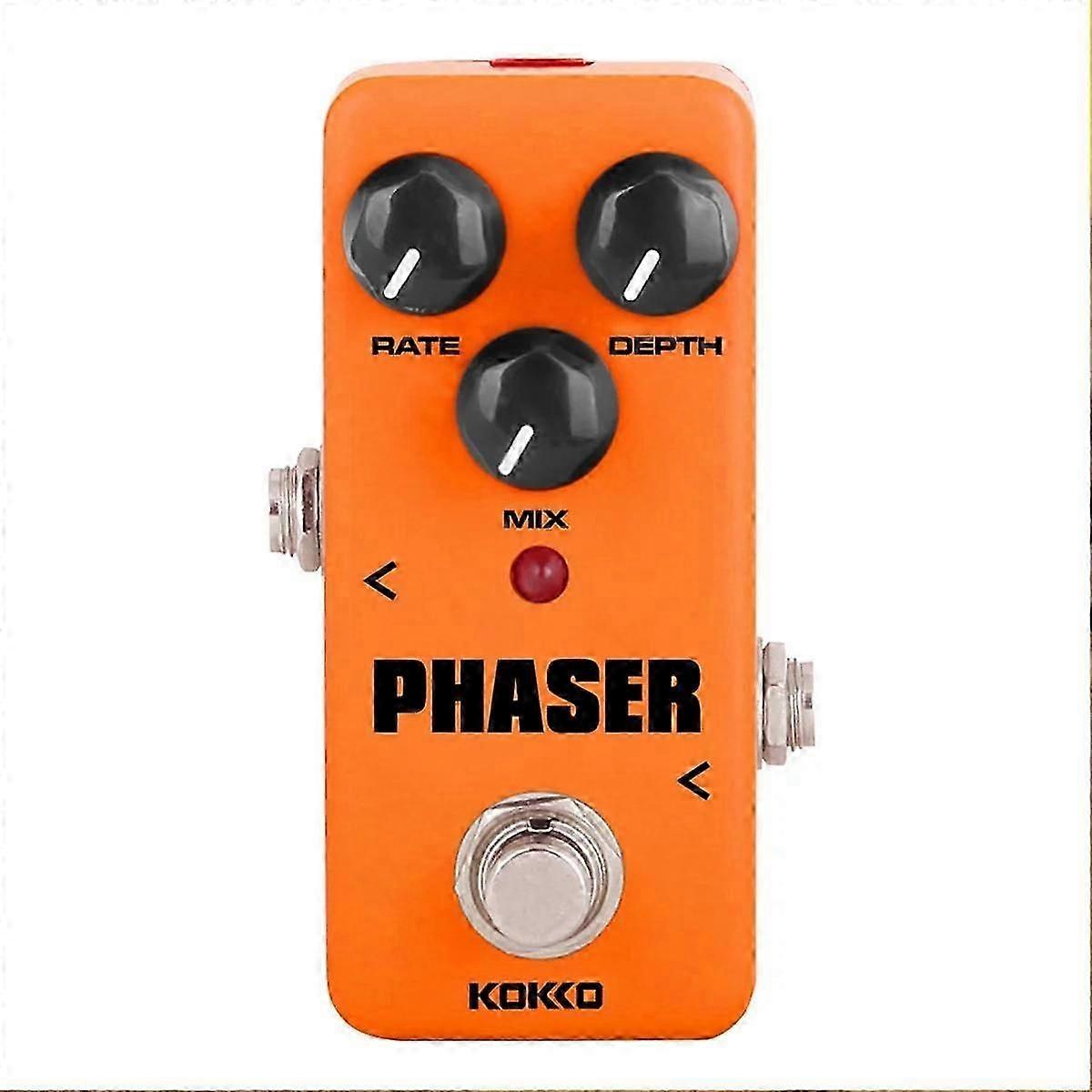 Effektpedal för elgitarr Analog Phaser-effektpedal True Bypass Phase Mini Singelgitarrpedal Gitarrtillbehör