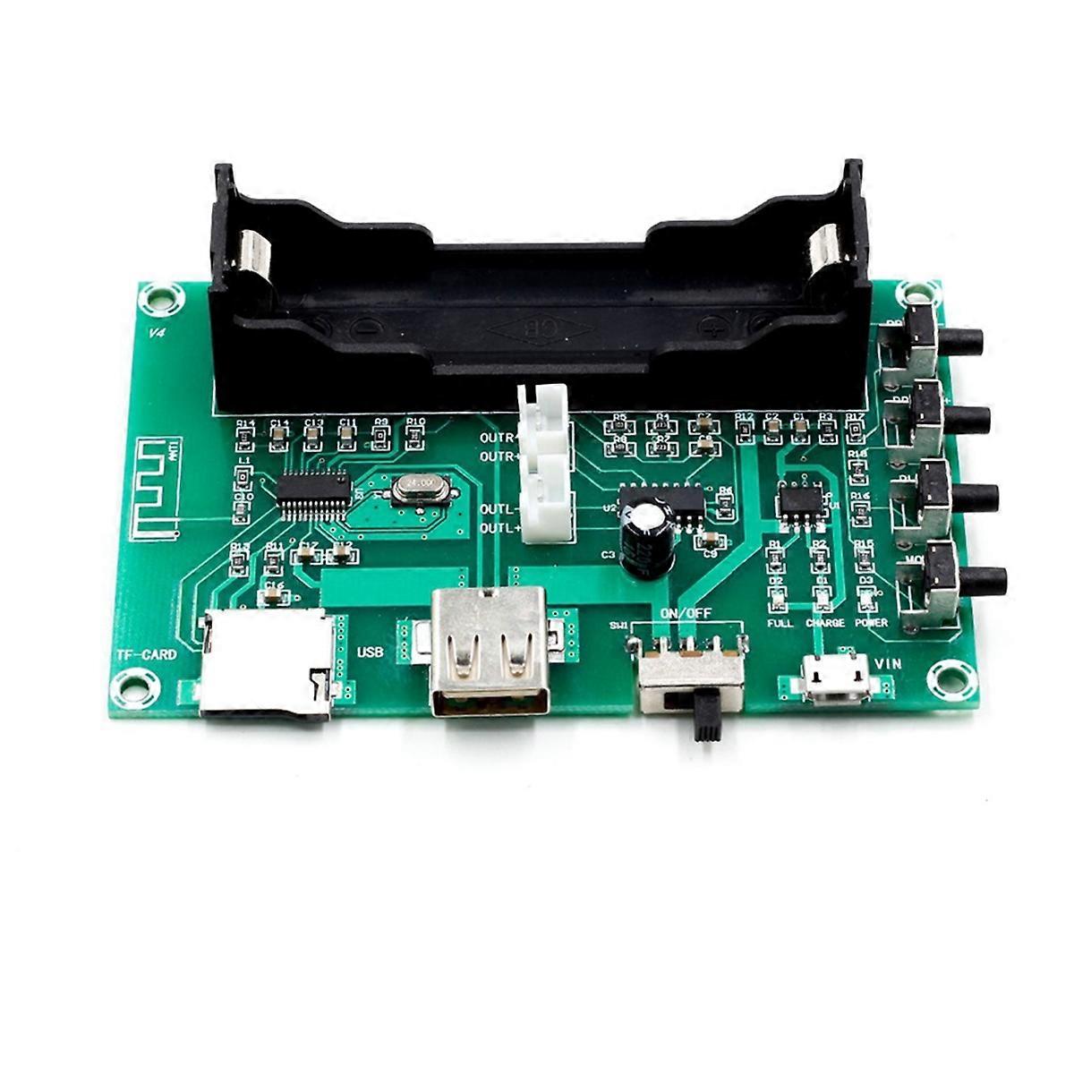 XH-A150 PAM8403 Mini Bluetooth Amplifier Audio Board 5Wx2 Lithium Battery Sing Machine USB TF-Card D
