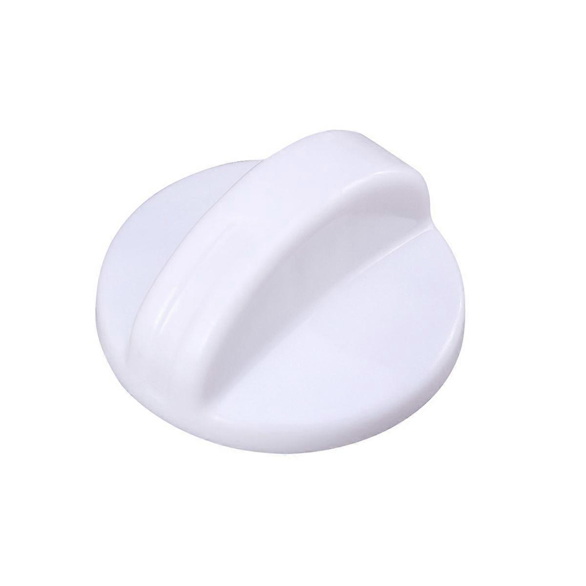 Plastic Washer Dryer Selector Washing Machine Timer Control Knob (White Omnipotent)