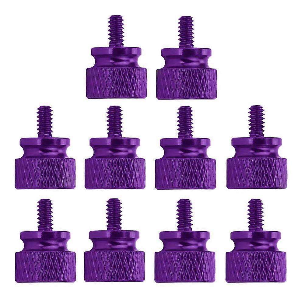 10PCS Aluminum Alloy Thumb Screw Computer Chassis Fixing Screw Computer Supply